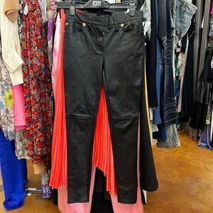Versace  leather pants